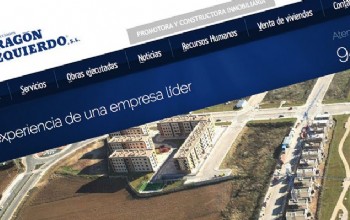 Sitio web Aragn Izquierdo Construcciones