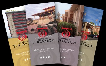 Trípticos para los hoteles del Grupo Tudanca